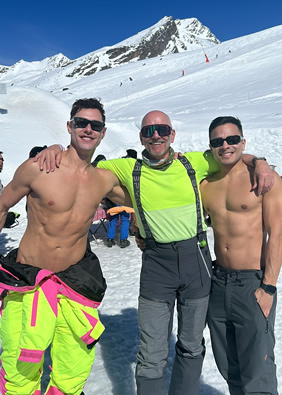 French Alps gay ski vacation