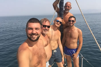 All gay Greece sailing trip