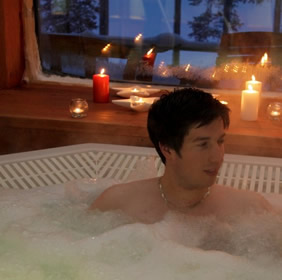 Kalevala hotel gay bubble bath