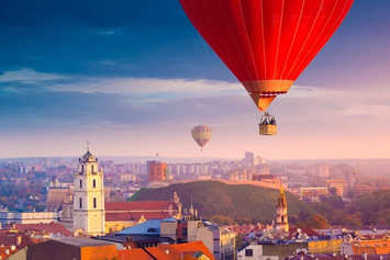 Vilnius hot air baloon flight