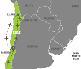 Chile Gay Tour Map