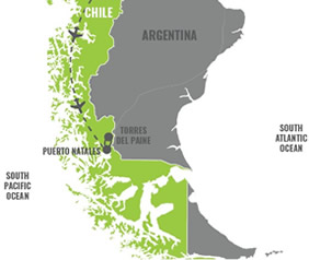 Patagonia Gay Tour Map