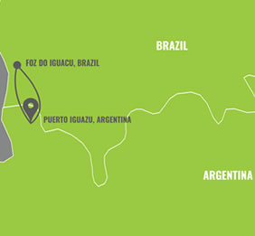 Iguazu Falls Gay Tour Map