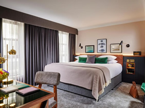 The Alex Hotel room