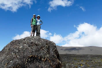 Lesbian hiking Kilimanjaro