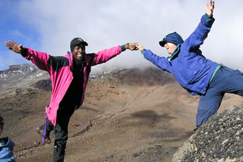 Tanzania Kilimanjaro lesbian hiking