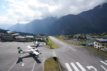 Nepal gay adventure tour - Lukla airstrip