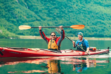 Norway gay adventure - Kayaking Aurlandsfjordland