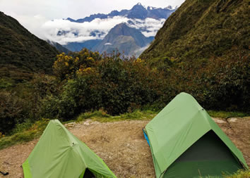 Gay Inca Trail camp