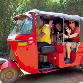 Sri Lanka gay tour tuk tuk