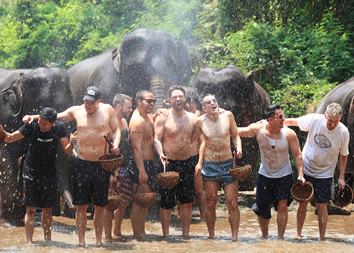 Thailand gay tour - Chiang Mai Elephant Sanctuary