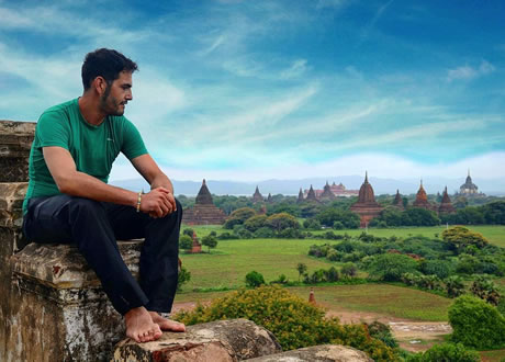 G Adventures - Another happy G Adventures group in Bagan, Myanmar