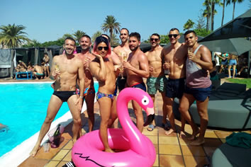 Gay Gran Canaria pool party