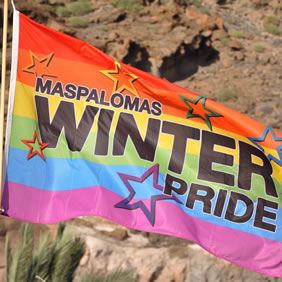 Maspalomas Winter Pride flag