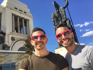 Two Bad Tourists Gay Madrid trip