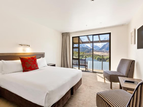 The Hermitage Mount Cook Hotel room