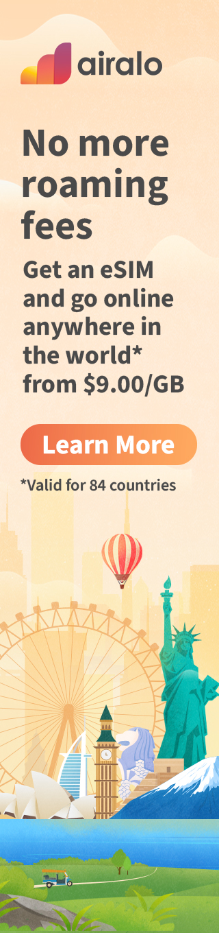 Shop eSIMs for over 200 countries at Airalo