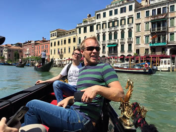 Venice gay gondola tour