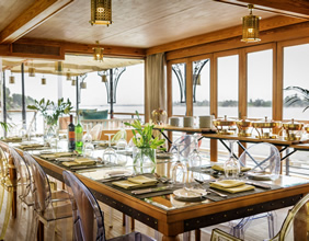 Zein Nile Chateau breakfast room