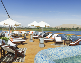 Zein Nile Chateau sun deck