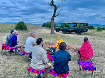 Masai Mara campfire
