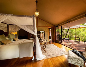 Elewana Sand River Masai Mara tent