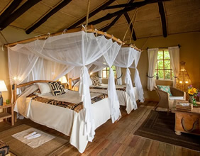 Volcanoes Virunga Lodge banda
