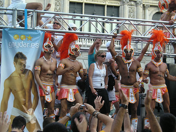 Madrid Gay Pride exclusively gay tour