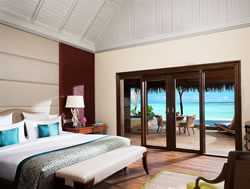 Taj Exotica Maldives deluxe beach villa room
