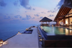 Taj Exotica Maldives resort deluxe beach villa