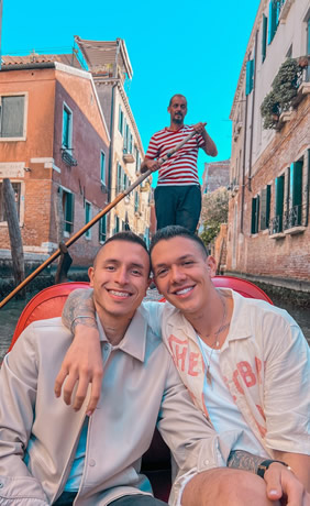 Venice gay gondola